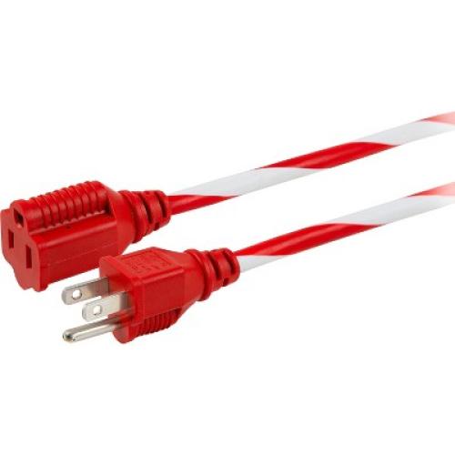 GE 1-OL Grounded Extension Cord 25' Outdoor Red/White