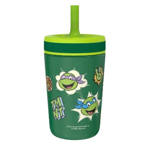 Zak Designs 12oz TMNT Kelso Tumbler Green ‼️mild stains on the outside ‼️