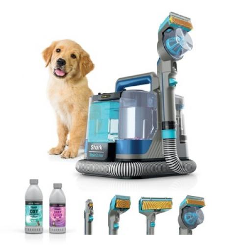 ‼️has stains and dust ‼️Shark StainStriker HairPro Portable Carpet, Upholstery & Area Rug Cleaner with Pet Mess & Hair Tools PX251TGT