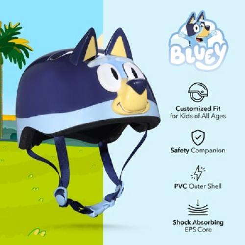 Bluey Helmet for Kids Adjustable Fit Ages 3