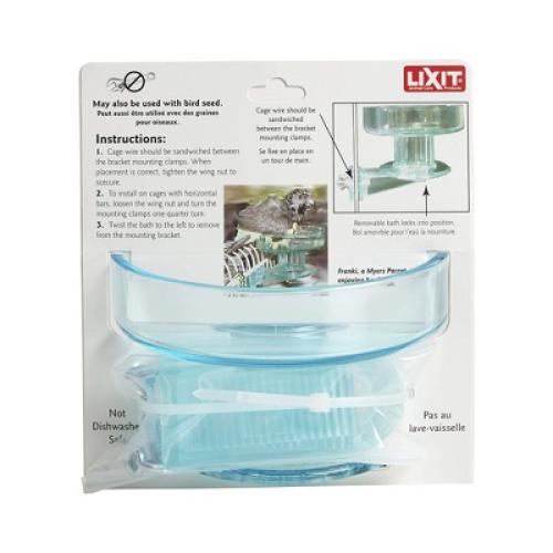Lixit Quick Lock Bird Bath For Small And Medium Birds