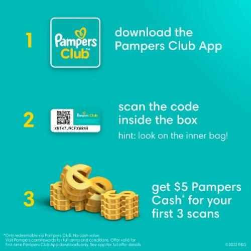Pampers Swaddlers Active Baby Diapers Enormous Pack - Size 3 - 136ct