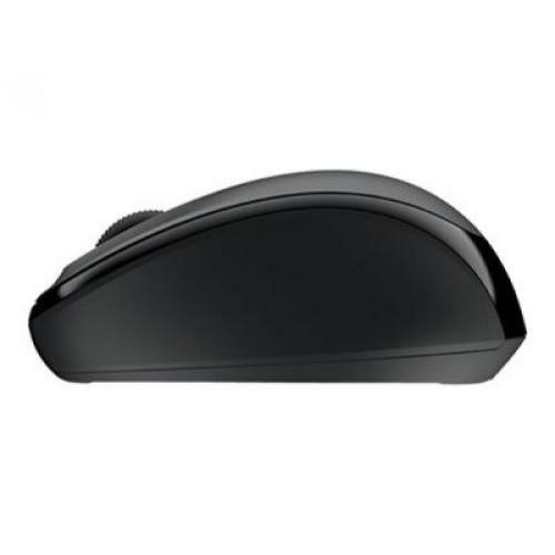 Microsoft 3500 Wireless Mobile Mouse- Black - Limited Edition - Wireless - BlueTrack Enabled - Scroll Wheel - Ambidextrous Design