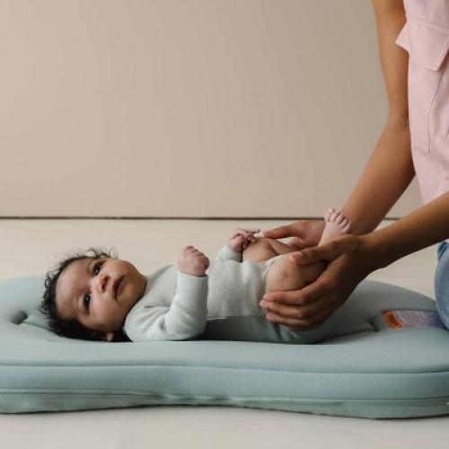 Snuggle Me Organic Curve Infant Lounger - Slate