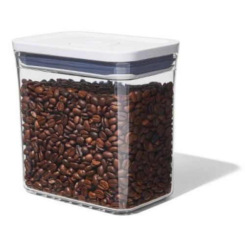 OXO POP 1.7qt Plastic Rectangle Tall Airtight Food Storage Container Clear