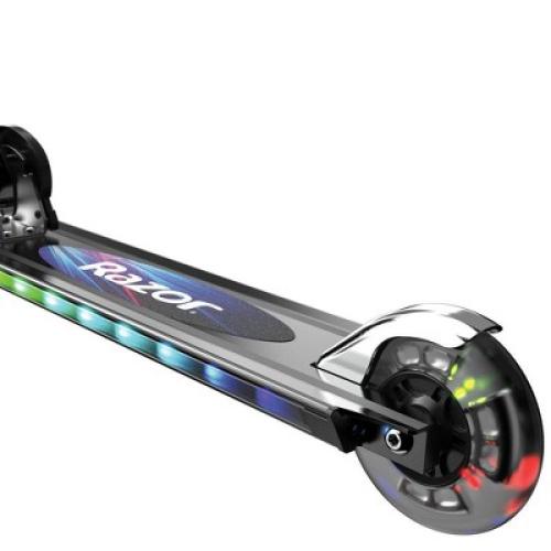 Razor A+ 2 Wheel Scooter with LED Lights - Black