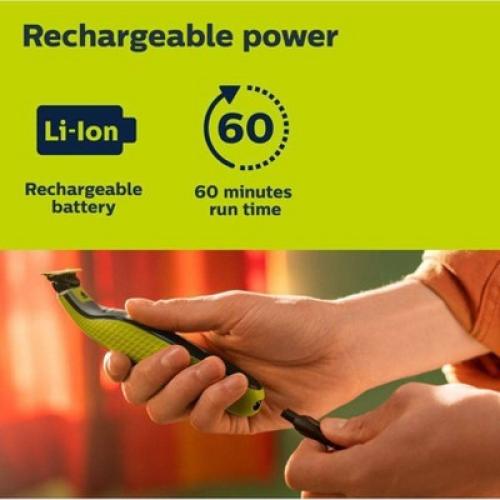 Philips Norelco OneBlade 360 Face & Body Rechargeable Men's Electric Shaver and Trimmer - QP2834/70