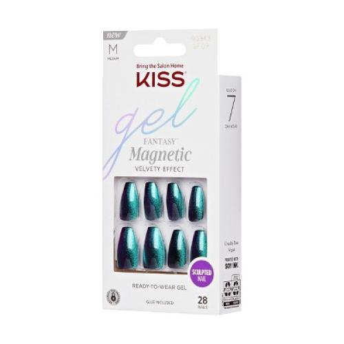 KISS Products Gel Fantasy Magnetic Fake Nails - Chameleon - 31ct