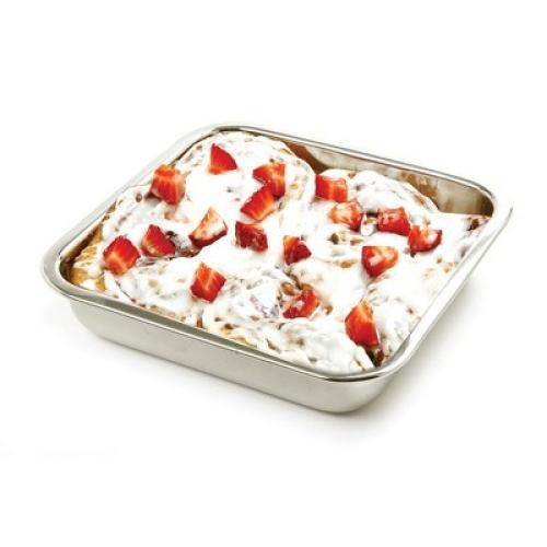 Norpro 7.5-Inch Square Stainless Steel Cake Pan