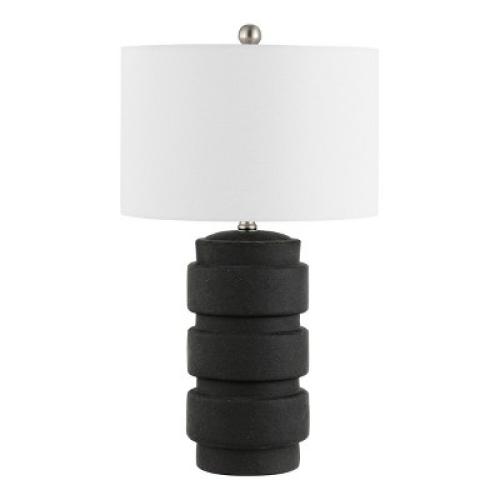 Sero 24.5 Inch Table Lamp - Black - Safavieh.