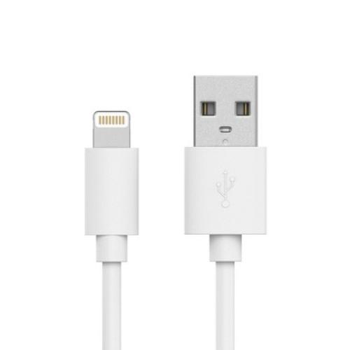 Just Wireless 10ft TPU Lightning to USB-A Cable - White