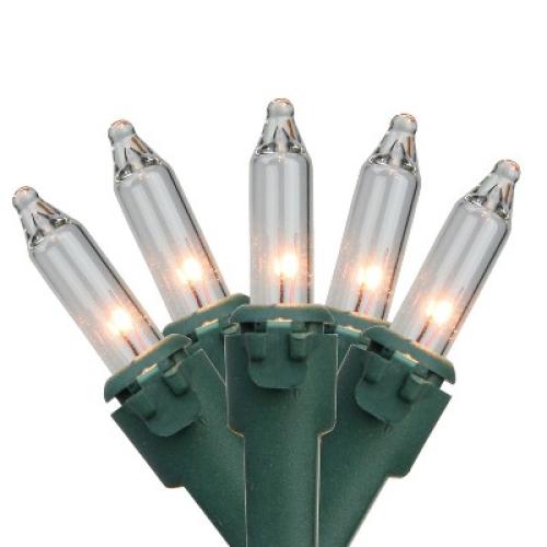 Northlight 20ct Mini Christmas Lights Clear - 4' Green Wire 2pk