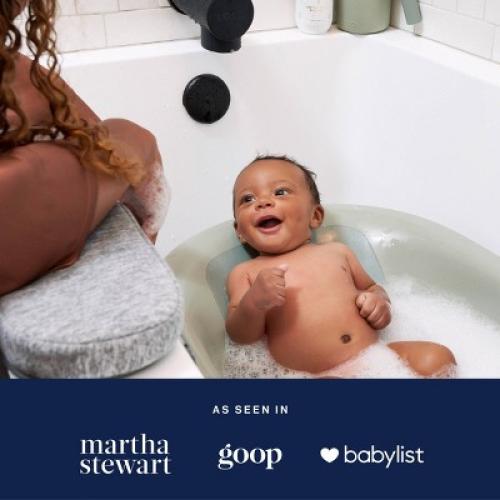 Lalo 2pc Baby Bath Knee and Elbow Saver Set - Sage