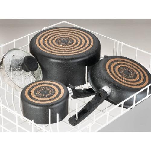 T-fal   Simply Cook Nonstick Cookware Set Black