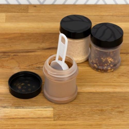 Cornucopia Brands Bulk Pack of Teaspoon Measuring Spoons, 24pk; 5 ml / 5 cc Scoops Which Fit Inside a Spice Bottle