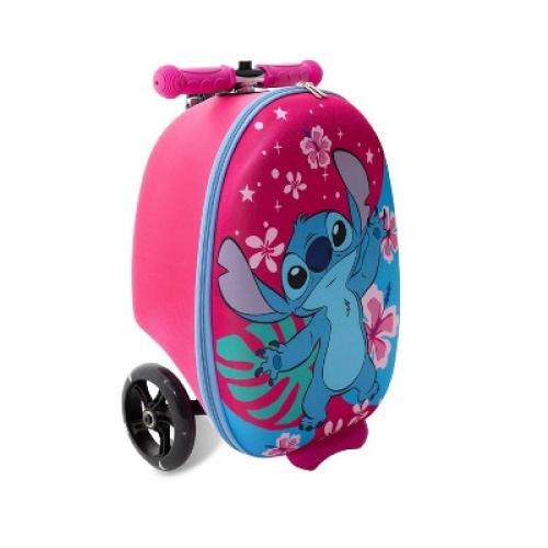 Disney Kids Hardside Carry On Scooter Suitcase - Lilo &Stitch
