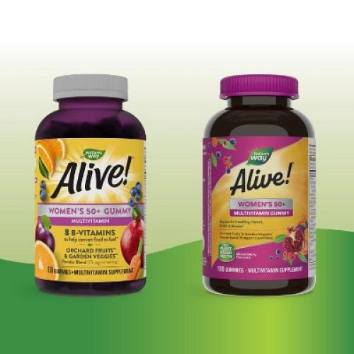 Nature's Way Alive! Women's 50  Gummy Multivitamin - Mixed Berry Flavored - 130ct