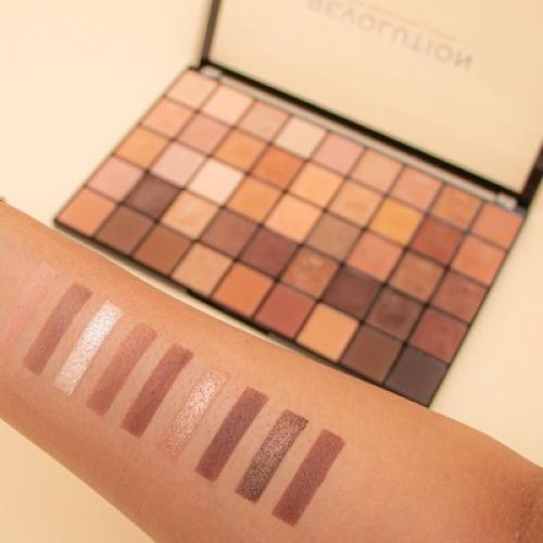 Multicolor Makeup Revolution Maxi Reloaded  Eyeshadow Palette - Ultimate Nudes - 0.27oz