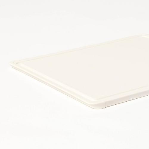 11x14 Nonslip Recycled Poly Cutting Board Vintage Cream - Figmint™: Dishwasher-Safe, Juice Canal