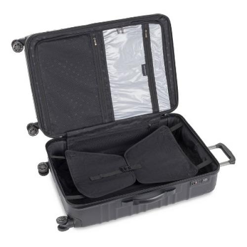SWISSGEAR Cascade Hardside Large Checked Spinner Suitcase - Black