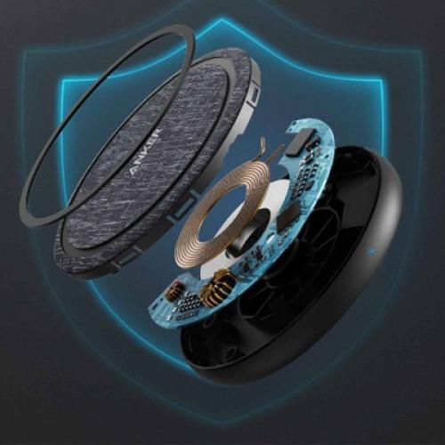 Anker PowerWave II 15W Qi Wireless Charging Pad (w/ Wall Charger) - Black