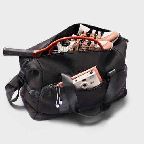 Faux Neoprene Weekender Bag Travel Carry On - All In Motion™ Black
