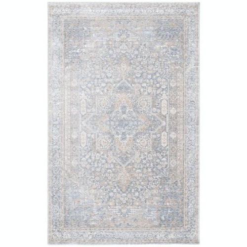 Webster 300 WBSB320 Power Loomed Indoor Accent Rug - Grey/Beige - 3'x5' - Safavieh
