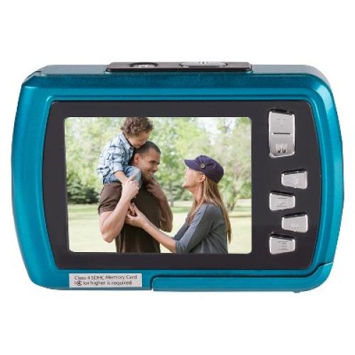 Color teal Polaroid 16MP Waterproof Digital Camera - Teal (IS048-Teal)