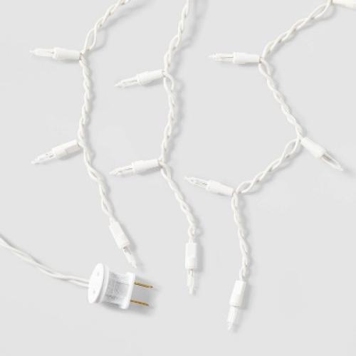 300ct Incandescent Mini Christmas Christmas Icicle Lights Clear with White Wire - Wondershop™