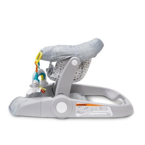 Ingenuity Learn-to-Sit 2-Position Booster Seat - Heather Gray
