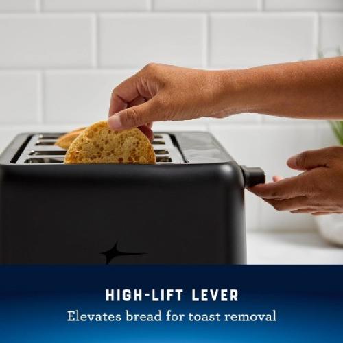Oster 4-Slice Toaster With Extra-Wide Slots Black