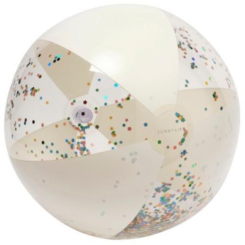 Sunnylife Inflatable Beach Ball - Cotton Candy, Confetti Pool & Water Toy