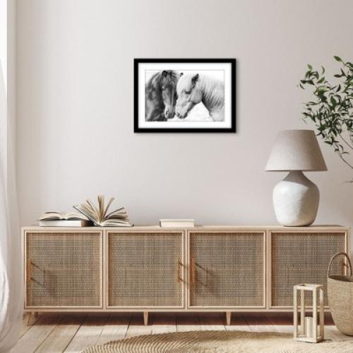 Americanflat 14x20 Picture Frame with Polished Plexiglass, Use as 11x17 Frame with Mat or 14x20 Frame Without Mat, Epic Collection, Black