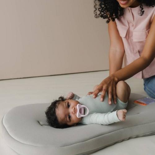 Snuggle Me Organic Curve Infant Lounger - Birch
