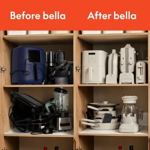bella Fold and Store Dual Temp Griddle Oatmilk❗MAY HAVE MISSING PIECES/NEEDS CLEANING❗