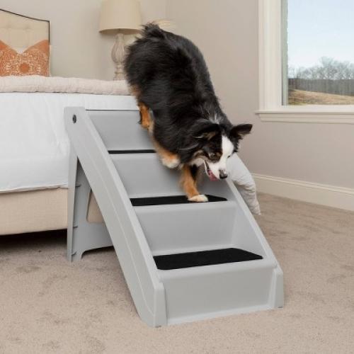PetSafe CozyUp Folding Pet Steps - Gray