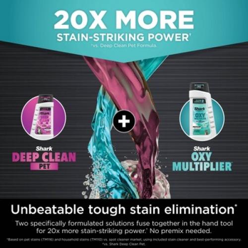 ‼️has stains and dust ‼️Shark StainStriker HairPro Portable Carpet, Upholstery & Area Rug Cleaner with Pet Mess & Hair Tools PX251TGT