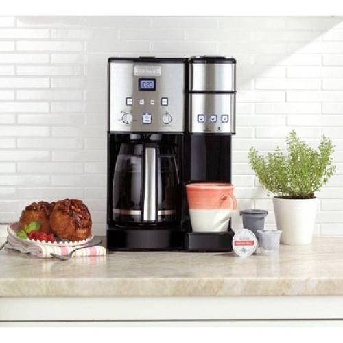 Cuisinart Coffee Center 12 Cup Coffeemaker and Single-Serve Brewer Stainless Steel
