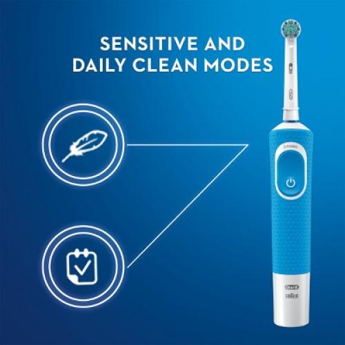Oral-B Kids Electric Toothbrush with Sensitive Brush Head and Timer, for Kids 3
