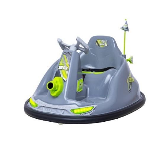 Flybar Blaster Bumper Powered Ride-On Car - Gray