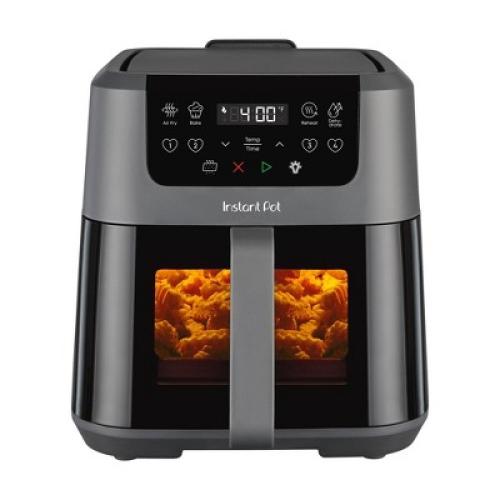 (HANDLE CRACKED) Instant Pot 5.3qt Air Fryer with Odor Erase   Clearcook