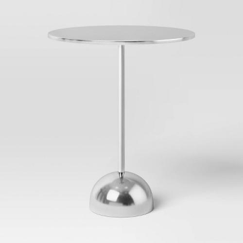 Pedestal Table Chrome (FA) - Room Essentials