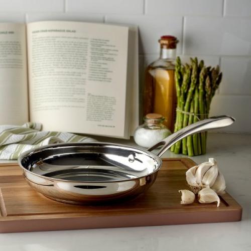 Cuisinart Classic 10 Stainless Steel Skillet - 8322-24: Dishwasher-Safe Fry Pan, Smooth Surface Compatible