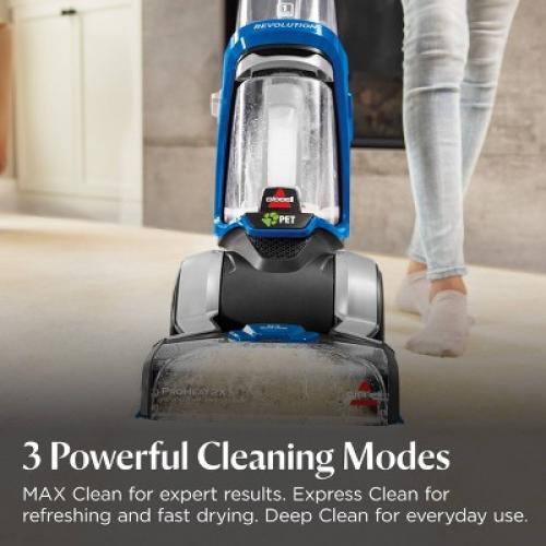BISSELL ProHeat 2X Revolution FreshStart Pet Hair Pick-Up Carpet Cleaner 3579T 20' 11 Cleaning Path Gray‼️needs cleaning and incomplete‼️