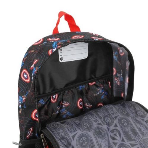 Avengers Kids' 15.5L Backpack with HP - Black