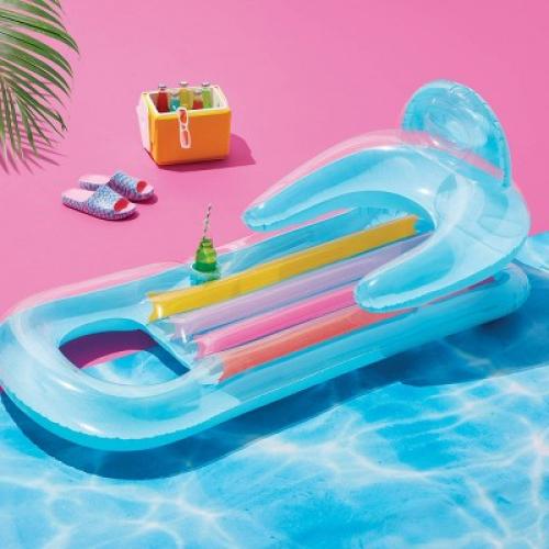 Fashion Pool Lounge Float Blue - Sun Squad