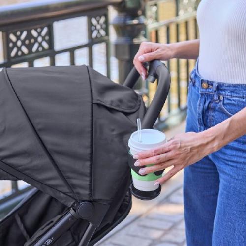 Ingenuity 3Dquickclose CS  Compact Fold Stroller - Black: Metal Frame, 5-Point Harness, EVA Tires, Single Configuration ‼️could be missing or broken parts ‼️