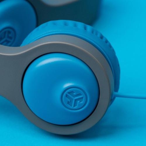 JLab JBuddies Folding Gen 2 Kids Headphones - Blue/Gray