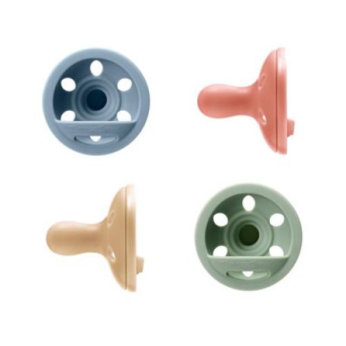 Tommee Tippee Breast Like Pacifier 6-18 Months - Pink & Blue - 4pk