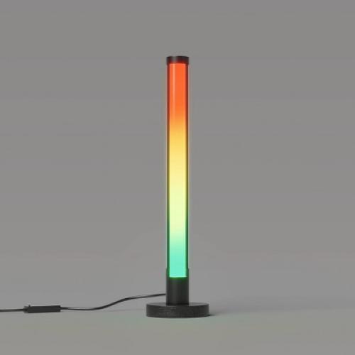 Wall Washer Table Lamp with Color Changing Lights and Remote (Includes LED Light Bulb) Black - Room Essentials™: Modern Stick Design